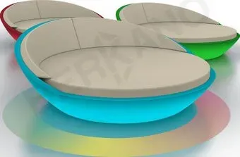 Berkano Светящееся Riviera (белый RGB ACC подсветка от батареек/бежевый)