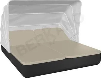 Berkano Grace Double Canopy с подушками (черный/бежевый)