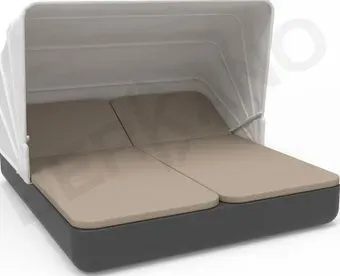 Berkano Grace Double Canopy с подушками (черный/canvas)