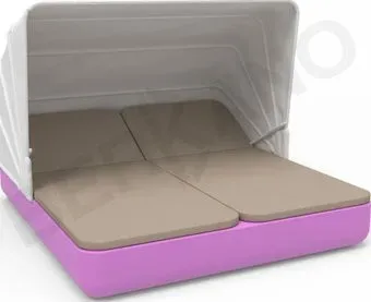 Berkano Grace Double Canopy с подушками (фиолетовый/canvas)