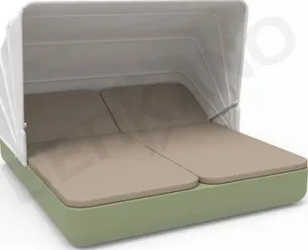 Berkano Grace Double Canopy с подушками (темно-зеленый/canvas)