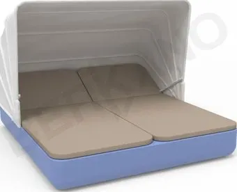 Berkano Grace Double Canopy с подушками (синий/canvas)