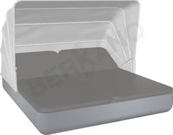 Berkano Grace Double Canopy с подушками (серый/графитовый)