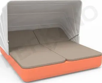 Berkano Grace Double Canopy с подушками (оранжевый/canvas)