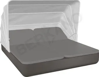 Berkano Grace Double Canopy с подушками (кофейный/графитовый)