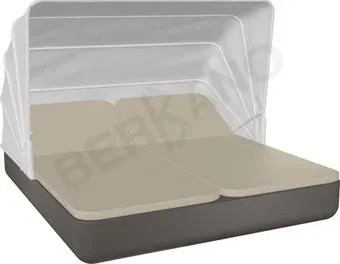 Berkano Grace Double Canopy с подушками (кофейный/бежевый)