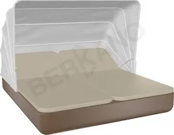 Berkano Grace Double Canopy с подушками (коричневый/бежевый)