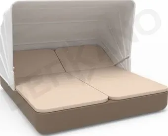 Berkano Grace Double Canopy с подушками (коричневый/milk)
