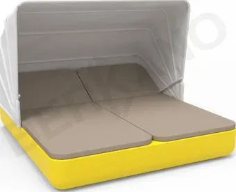 Berkano Grace Double Canopy с подушками (желтый/canvas)