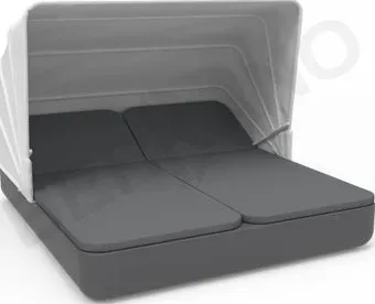 Berkano Grace Double Canopy с подушками (графитовый/темно-серый)