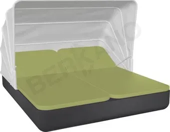 Berkano Grace Double Canopy с подушками (графитовый/зеленый)