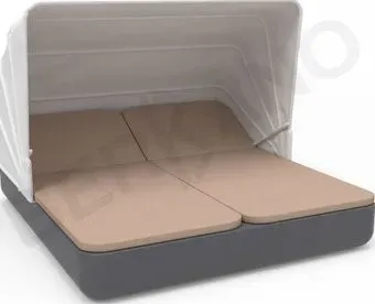 Berkano Grace Double Canopy с подушками (графитовый/toffee)