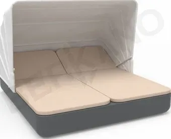 Berkano Grace Double Canopy с подушками (графитовый/milk)