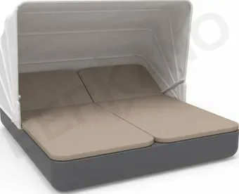 Berkano Grace Double Canopy с подушками (графитовый/canvas)