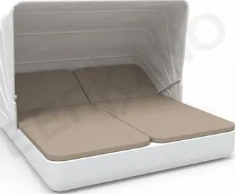 Berkano Grace Double Canopy с подушками (белый/canvas)