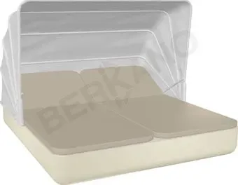 Berkano Grace Double Canopy с подушками (бежевый/бежевый)