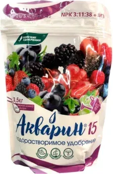 Буйские удобрения Аквамарин 15 для плодово-ягодных (0.5 кг)