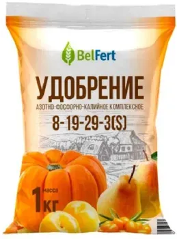 BelFert Aзoтнo-фocфopнo-кaлийнoe 8-19-29-3(S) (1 кг)