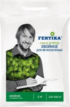 Fertika Хвойное Весна для вечнозеленых NPK 8:11:23+MG+S лето 5 кг