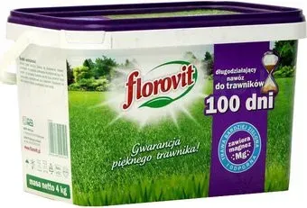Florovit Длительного действия для газона 100 дней (4 кг, ведро)