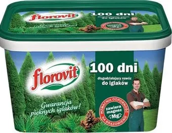 Florovit Для хвойных, туй 100 дней гранулированное (4 кг)