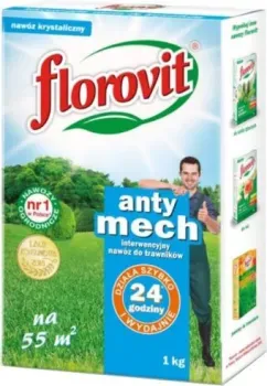 Florovit Для газонов Анти мох гранулированное (1 кг, коробка)