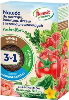 Florovit 3 в 1 микрофлора для овощей, цветов, плодовых деревьев (1 кг)