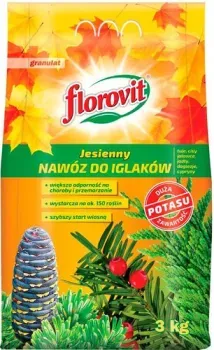 Florovit Для хвойных осенний гранулированное (3 кг, мешок)