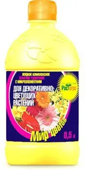 Торговый дом Рост Агро Мир цветов для декоративно-цветущих растений 0.5 л