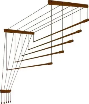 Comfort Alumin Потолочная Алюминиевая Bronze Style 5 прутьев 2.1м (бронзовый)