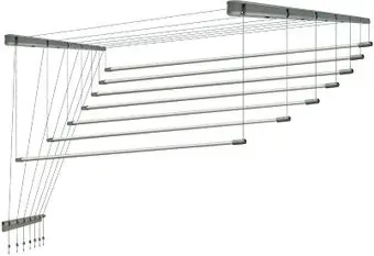 Comfort Alumin Потолочная 7 прутьев Silver Style 190 см (алюминий/серебристый)