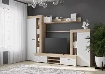 Горизонт Дельта (белый/дуб сонома)