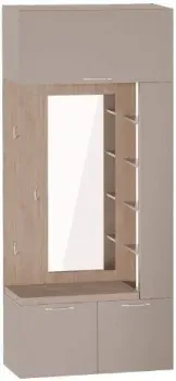 Мебельград Джерси с зеркалом (капучино)