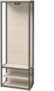 Millwood Neo Loft ML-1 Ш (дуб беленный/ металл черный)