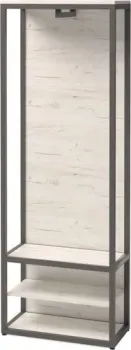 Millwood Neo Loft ML-1 Л (дуб белый Craft/металл черный)