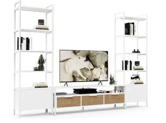 Crafto Лофт Фрида Симпл 05 274x40x190 (белый/дуб)
