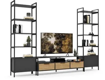 Crafto Лофт Фрида Бонд 10 274x40x190 (графит/дуб)