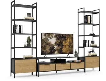 Crafto Лофт Фрида Бонд 09 274x40x190 (дуб/графит)