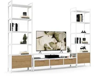 Crafto Лофт Фрида Бонд 08 274x40x190 (дуб/белый)