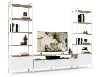 Crafto Лофт Фрида Бонд 07 274x40x190 (белый/дуб)