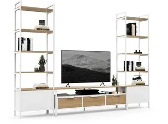 Crafto Лофт Фрида Бонд 06 274x40x190 (белый/дуб)