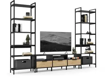 Crafto Лофт Агата Симпл 05 270x38x190 (графит/дуб)