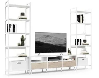 Crafto Лофт Агата Симпл 03 270x38x190 (белый/каштан)
