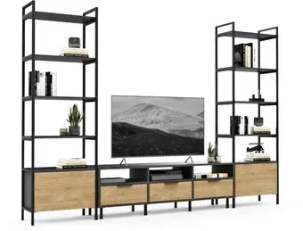 Crafto Лофт Агата Бонд 09 270x38x190 (дуб/графит)
