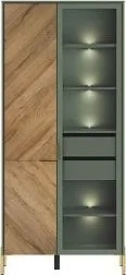 Black Red White Siena с подсветкой REG1W1D (дымчатый зеленый/дуб вотан)