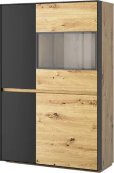 Anrex Bosco 1V3D (дуб артисан/черный)