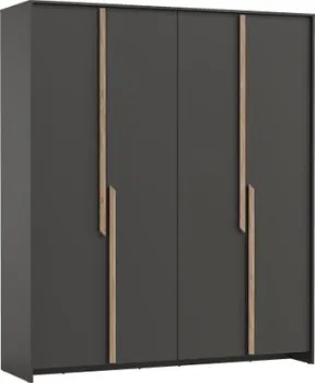 Олмеко Рапсодия 103.02 4-х дв. (диамант серый/белый/Masa Decor дуб сонома)
