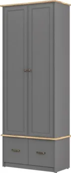 Modula Гранда INV07HP-4D-848/430/2178(22) (графит/дуб натюрель)