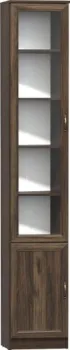 Олмеко В-21 М со стеклом (дуб кальяри/белый/Masa Decor дуб катания/Masa Decor дуб катания)