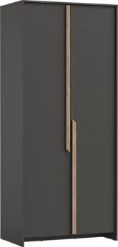 Олмеко Рапсодия 103.01 2-х дв. (диамант серый/белый/Masa Decor дуб сонома)